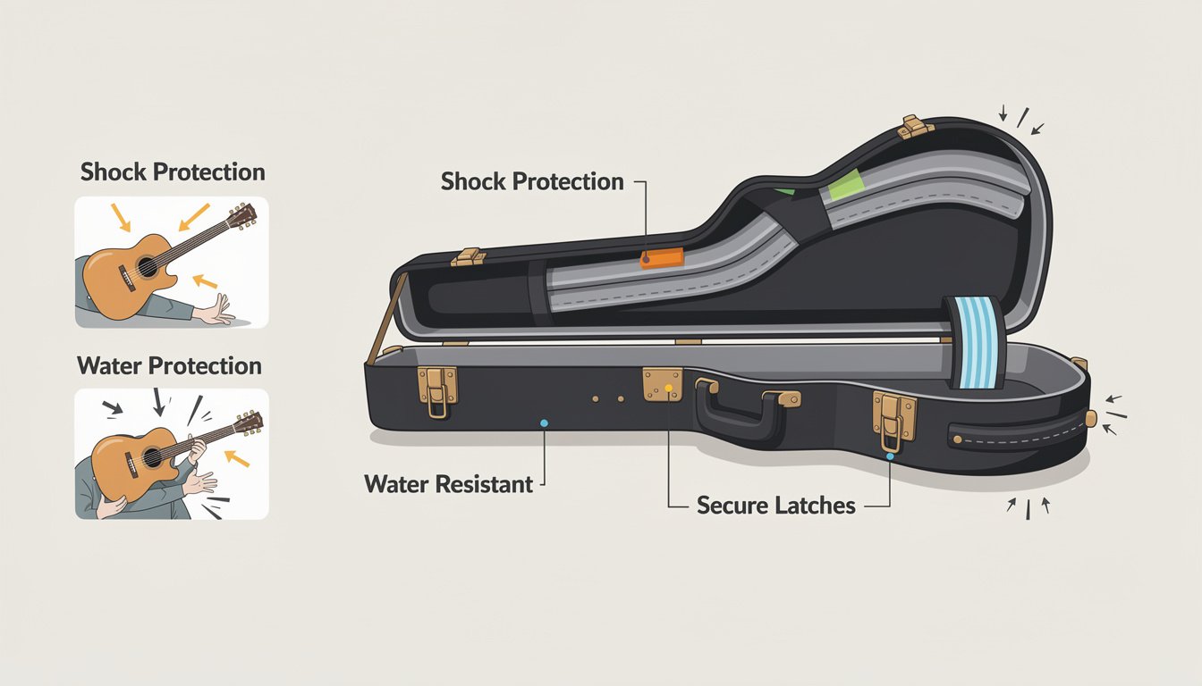 découvrez comment choisir la meilleure housse ou étui pour protéger efficacement votre guitare et garantir sa sécurité lors de vos déplacements.
